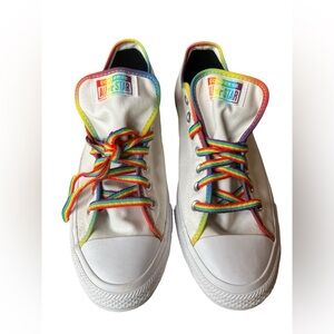 Converse All Star Rainbow Sneakers Men’s 10.5 - Women’s 12.5.